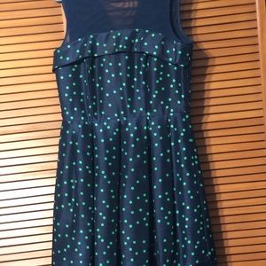 DRESS BLUE GREEN